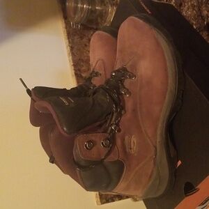 Hi-Tec Brown and Black Hiking Boots